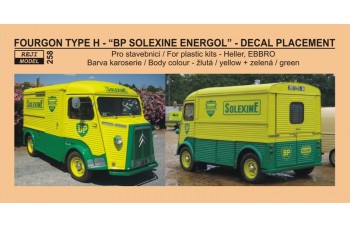 Decal –  Citroen Fourgon Type H - "BP" livery